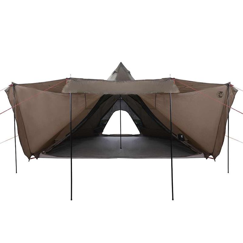 Sport si Outdoor - Camping - Corturi camping - Cort de familie Tipi pentru 8 persoane, maro, impermeabil - Infinity.ro