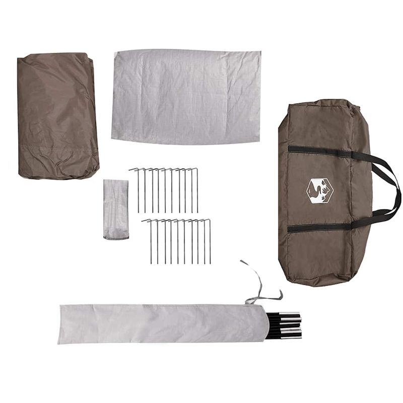 Sport si Outdoor - Camping - Corturi camping - Cort de familie Tipi pentru 8 persoane, maro, impermeabil - Infinity.ro