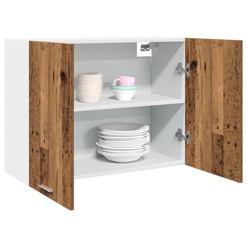 Casa si Gradina - Mobilier - Comode si corpuri - Corpuri bucatarie - Dulap suspendat, lemn vechi, 80x31x60 cm, lemn prelucrat - Infinity.ro