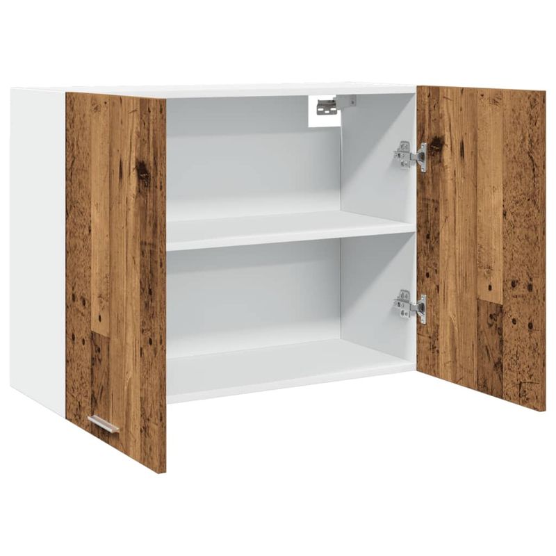 Casa si Gradina - Mobilier - Comode si corpuri - Corpuri bucatarie - Dulap suspendat, lemn vechi, 80x31x60 cm, lemn prelucrat - Infinity.ro