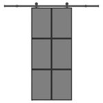 Casa si Gradina - Constructii - Usi interior, exterior si garaj - Usi garaj - Usa glisanta cu set de feronerie sticla temperata si aluminiu - Infinity.ro