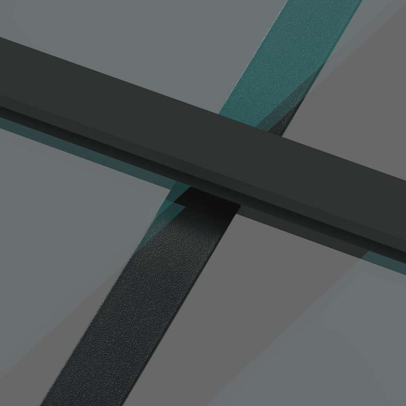 Casa si Gradina - Constructii - Usi interior, exterior si garaj - Usi garaj - Usa glisanta cu set de feronerie sticla temperata si aluminiu - Infinity.ro