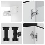 Casa si Gradina - Mobilier - Comode si corpuri - Corpuri bucatarie - Set dulap de bucatarie 11 piese „Kalmar” lemn negru prelucrat - Infinity.ro