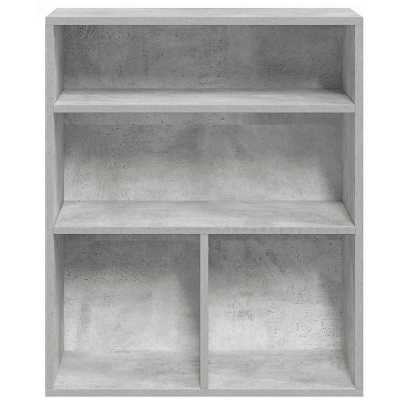 Casa si Gradina - Mobilier - Biblioteci si rafturi - Biblioteci - Biblioteca, gri beton, 60x30x71,5 cm, lemn prelucrat - Infinity.ro