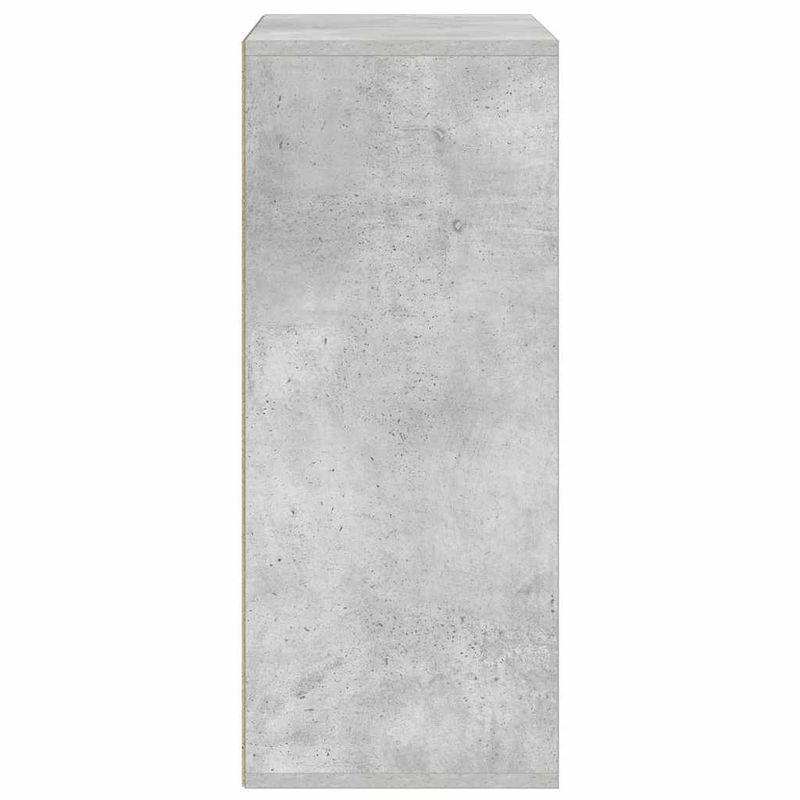 Casa si Gradina - Mobilier - Biblioteci si rafturi - Biblioteci - Biblioteca, gri beton, 60x30x71,5 cm, lemn prelucrat - Infinity.ro