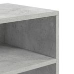 Casa si Gradina - Mobilier - Biblioteci si rafturi - Biblioteci - Biblioteca, gri beton, 60x30x71,5 cm, lemn prelucrat - Infinity.ro