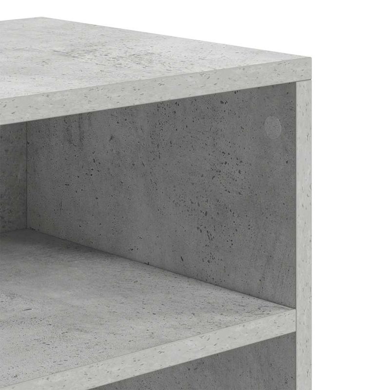 Casa si Gradina - Mobilier - Biblioteci si rafturi - Biblioteci - Biblioteca, gri beton, 60x30x71,5 cm, lemn prelucrat - Infinity.ro