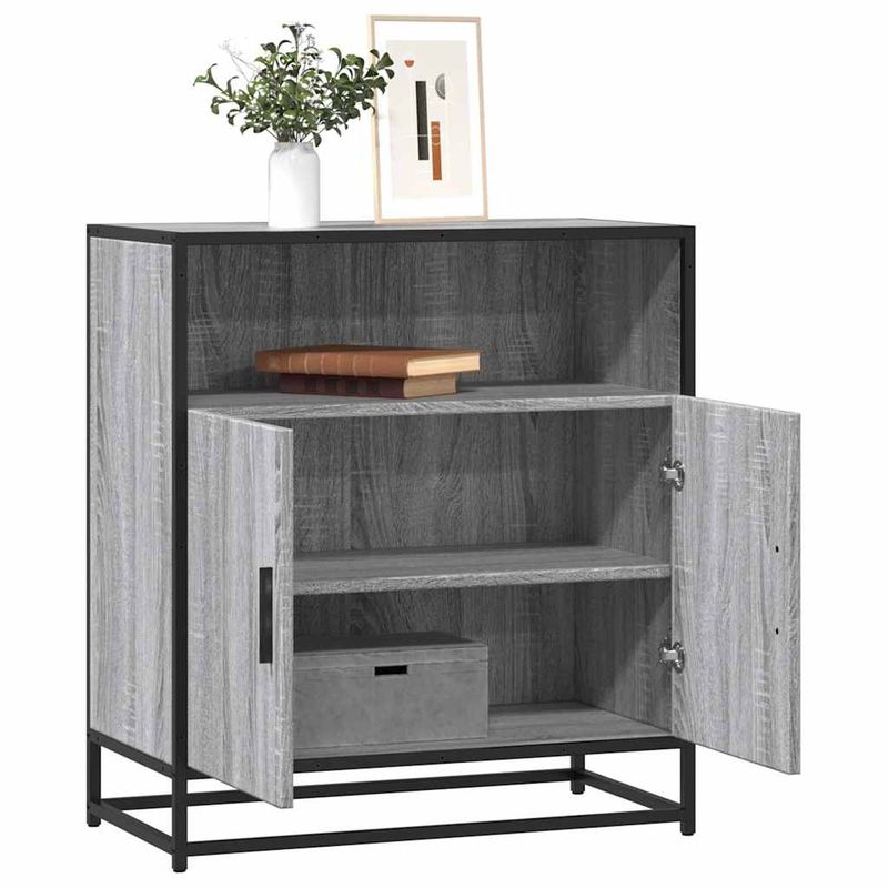 Casa si Gradina - Mobilier - Comode si corpuri - Comode - Bufeta gri Sonoma 68x35x76 cm din lemn prelucrat - Infinity.ro
