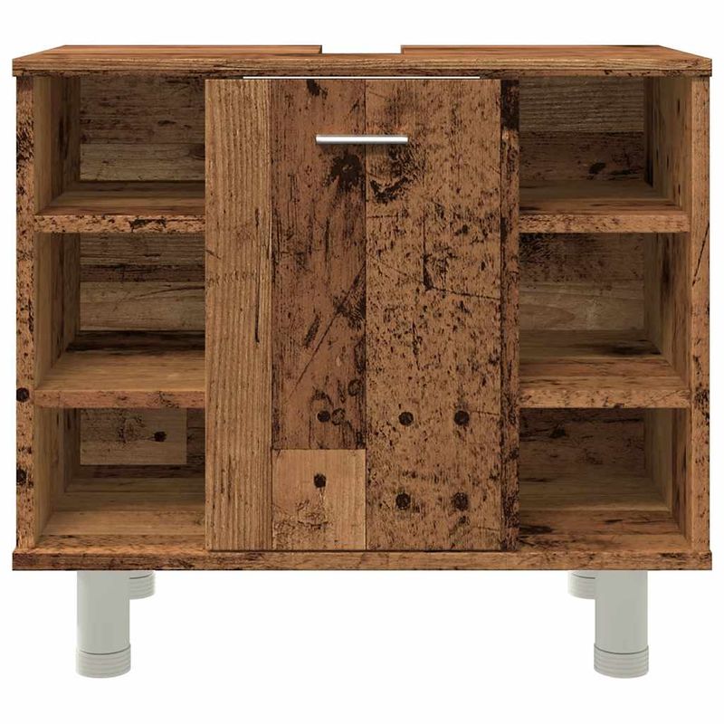 Casa si Gradina - Mobilier - Mobilier baie - Comode baie - Dulap de baie, lemn vechi, 60x32x53,5 cm, PAL - Infinity.ro