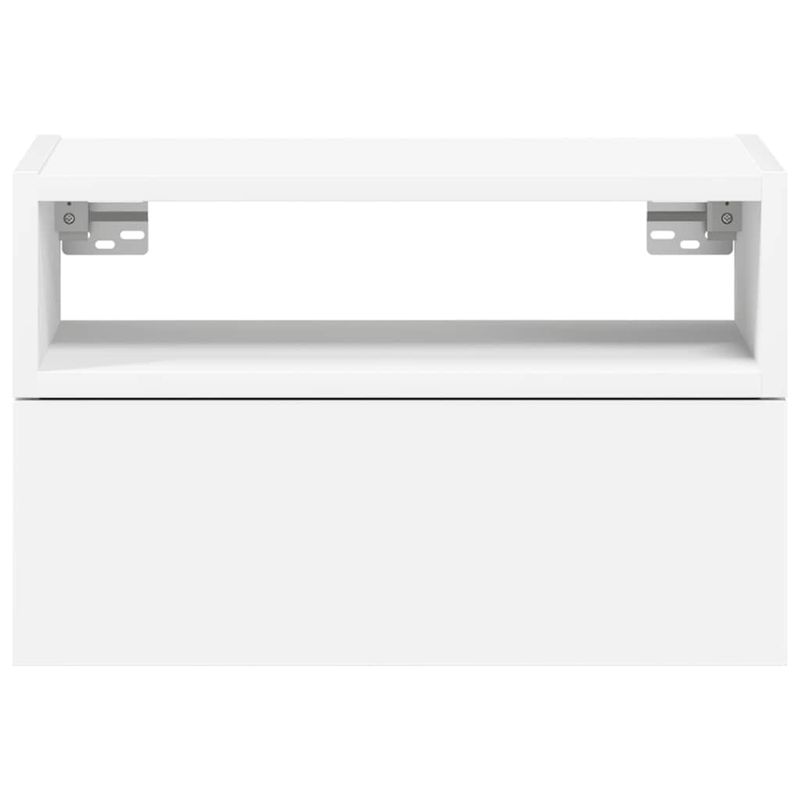 Casa si Gradina - Mobilier - Comode si corpuri - Noptiere - Noptiere de perete, 2 buc., alb, 45x26x28,5 cm - Infinity.ro