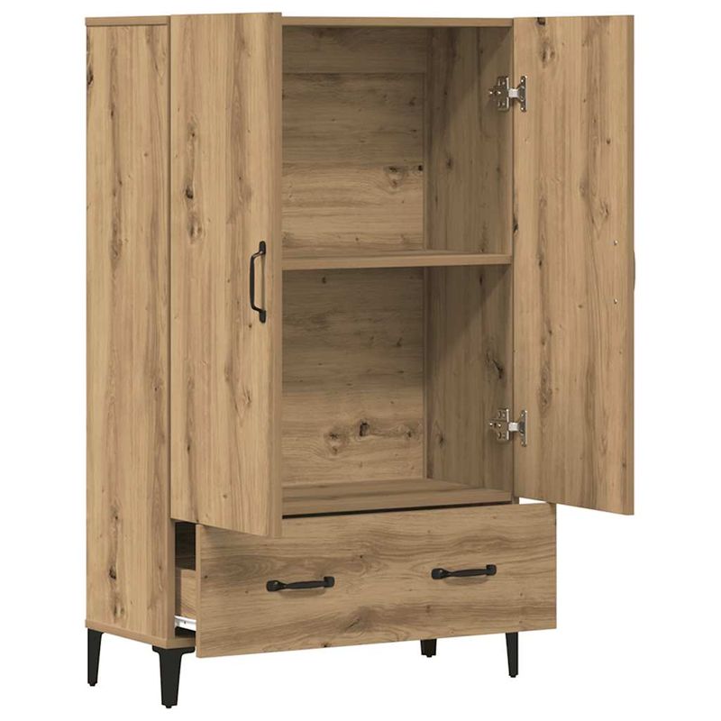 Casa si Gradina - Mobilier - Comode si corpuri - Corpuri bucatarie - Dulap inalt, Stejar artizanal, 70x31x115 cm, lemn compozit - Infinity.ro