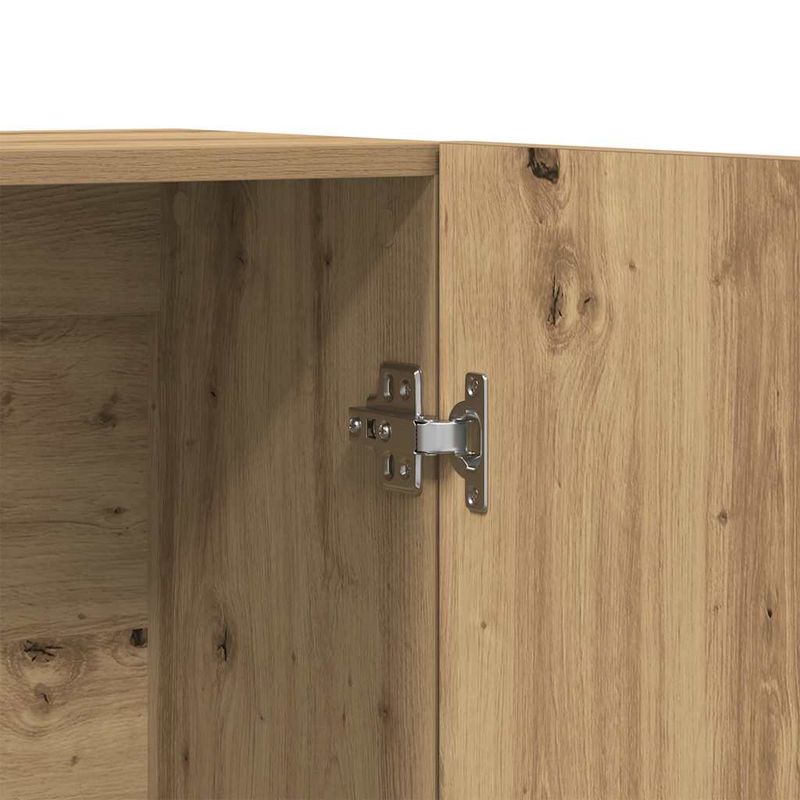 Casa si Gradina - Mobilier - Comode si corpuri - Corpuri bucatarie - Dulap inalt, Stejar artizanal, 70x31x115 cm, lemn compozit - Infinity.ro