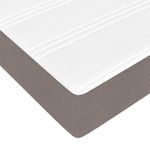 Casa si Gradina - Mobilier - Paturi si accesorii - Paturi - Cadru de pat otoman cu saltele Taupe 200x200cm tesatura - Infinity.ro