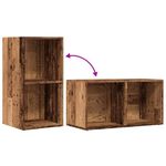 Casa si Gradina - Mobilier - Organizare si depozitare - Cutii depozitare - Cutie de depozitare lemn vechi 69,5x34x36 cm lemn prelucrat - Infinity.ro