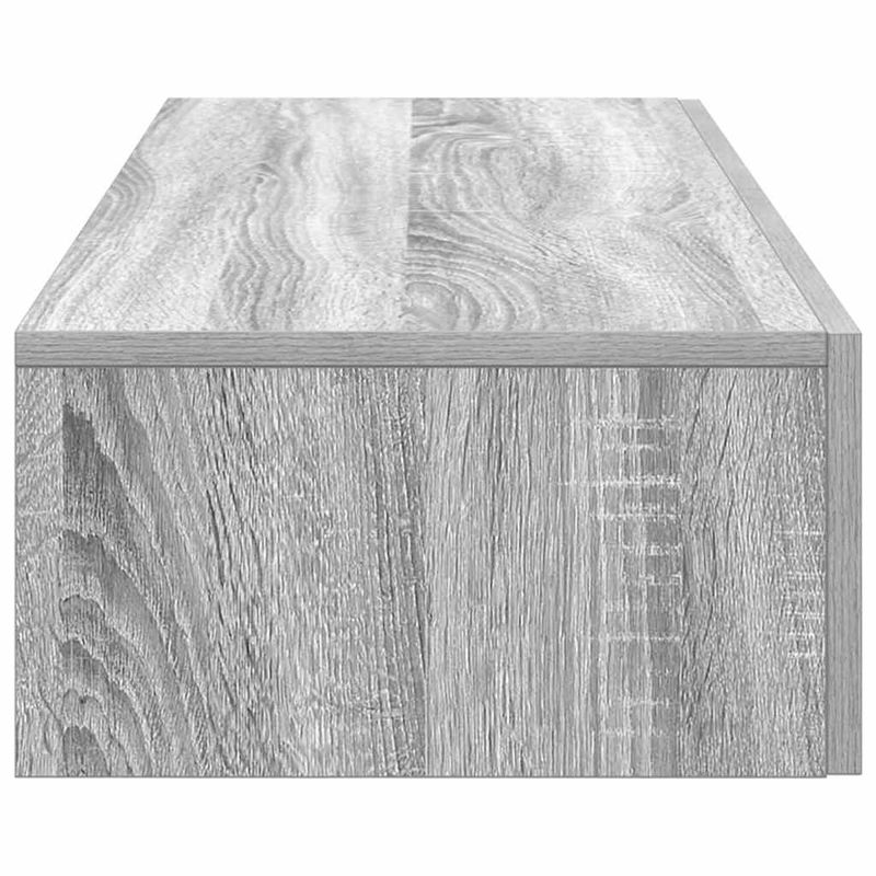 Casa si Gradina - Mobilier - Biblioteci si rafturi - Rafturi - Raft de perete cu sertare Gri Sonoma 100x36x19cm Lemn prelucrat - Infinity.ro
