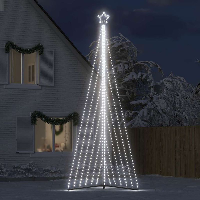 Casa si Gradina - Decoratiuni - Decoratiuni de sezon - Instalatie brad de Craciun 789 LED-uri, alb rece, 480 cm - Infinity.ro