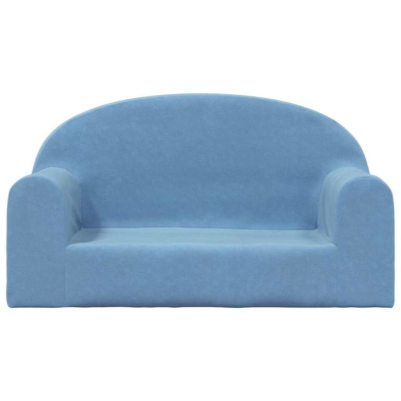 Casa si Gradina - Mobilier - Mobilier copii - Mobilier camera copiilor - Canapea pentru copii cu 2 locuri, albastru, plus moale - Infinity.ro