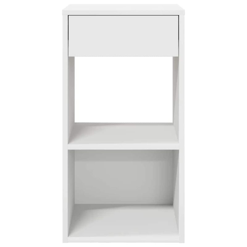 Casa si Gradina - Mobilier - Comode si corpuri - Noptiere - Noptiere cu sertar 2 buc Alb 35x34x66,5 cm - Infinity.ro