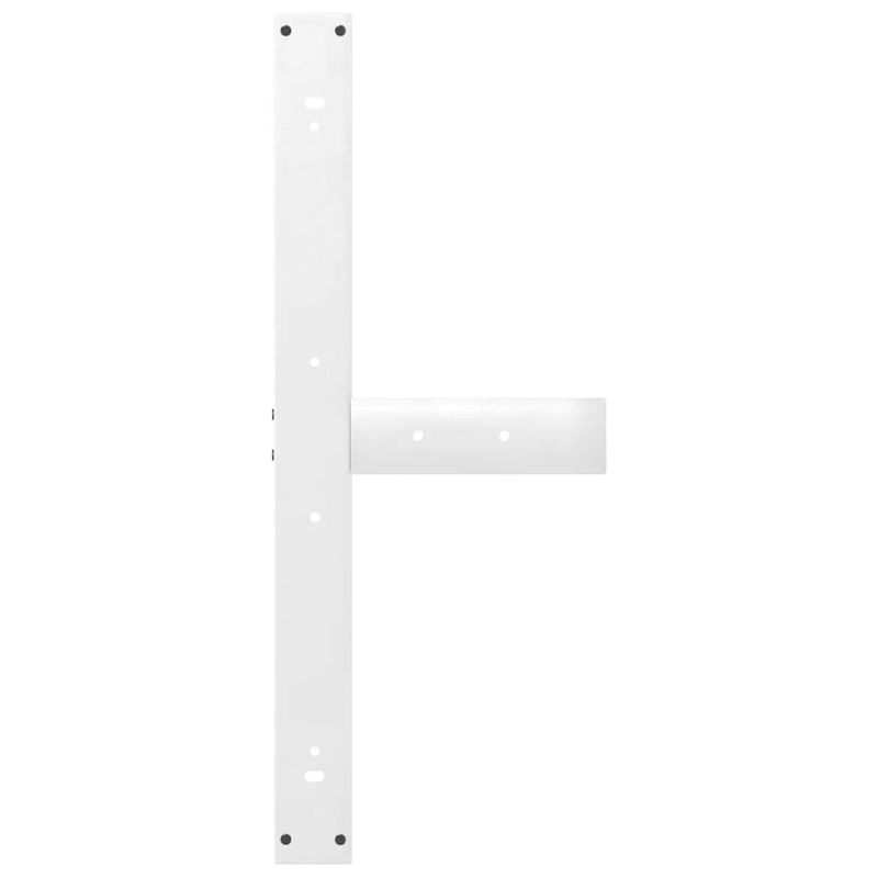 Casa si Gradina - Mobilier - Feronerie si accesorii mobila - Picioare pentru masa in forma de T, 2 buc alb otel, mărime 90x35x(72-73) cm - Infinity.ro