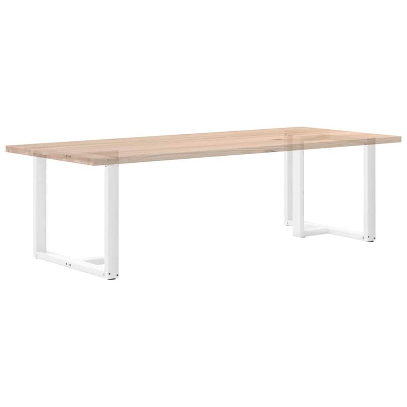 Casa si Gradina - Mobilier - Feronerie si accesorii mobila - Picioare pentru masa in forma de T, 2 buc alb otel, mărime 90x35x(72-73) cm - Infinity.ro