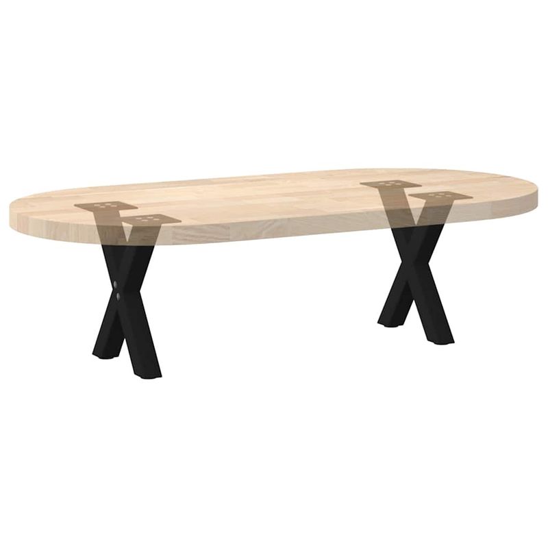 Casa si Gradina - Mobilier - Feronerie si accesorii mobila - Picioare masuta cafea in forma X, 2 buc Negru 30x(30-31) cm Otel, mărime 30x(30-31) cm (40 mm) - Infinity.ro