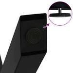Casa si Gradina - Mobilier - Feronerie si accesorii mobila - Picioare masuta cafea in forma X, 2 buc Negru 30x(30-31) cm Otel, mărime 30x(30-31) cm (40 mm) - Infinity.ro
