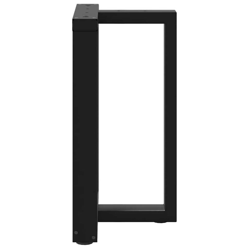 Casa si Gradina - Mobilier - Feronerie si accesorii mobila - Picioare pentru masa in forma de T, 2 buc Negru Otel, mărime 60x35x(72-73) cm - Infinity.ro