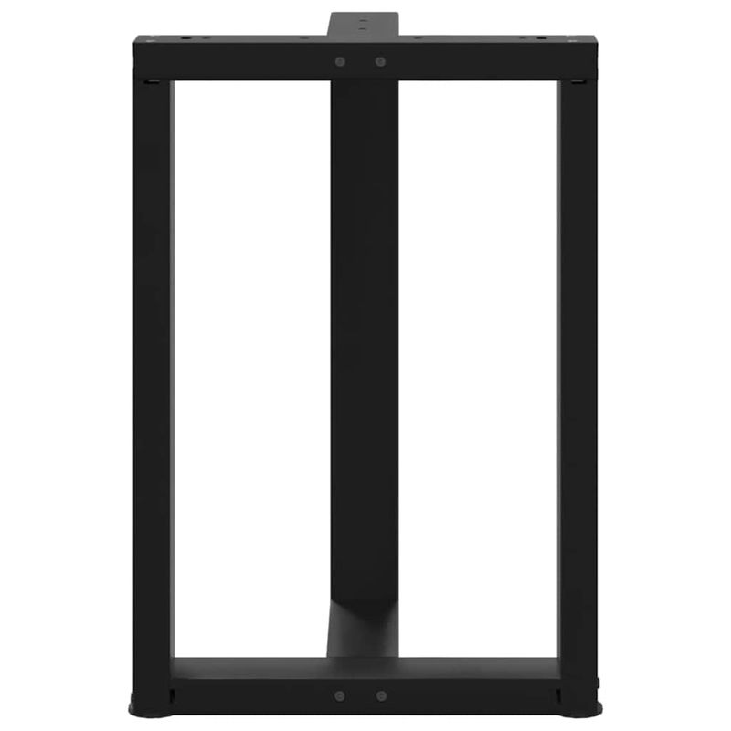 Casa si Gradina - Mobilier - Feronerie si accesorii mobila - Picioare pentru masa in forma de T, 2 buc Negru Otel, mărime 60x35x(72-73) cm - Infinity.ro