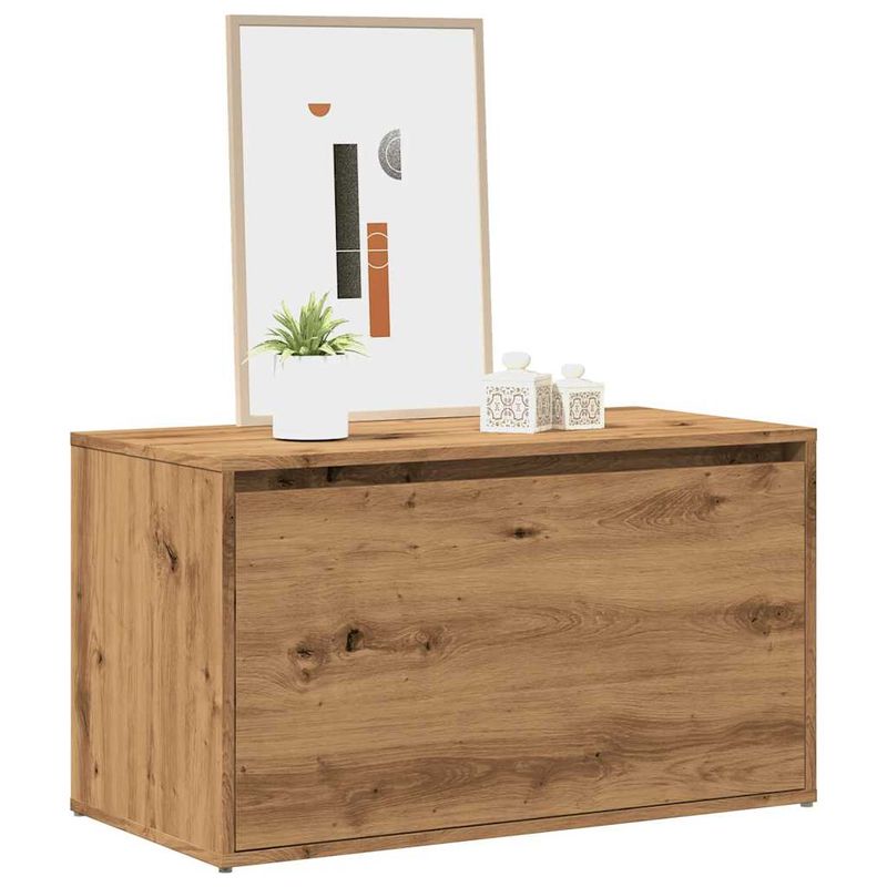 Casa si Gradina - Mobilier - Organizare si depozitare - Bancute - Banca de hol, stejar artizanal, 80x40x45 cm, PAL - Infinity.ro