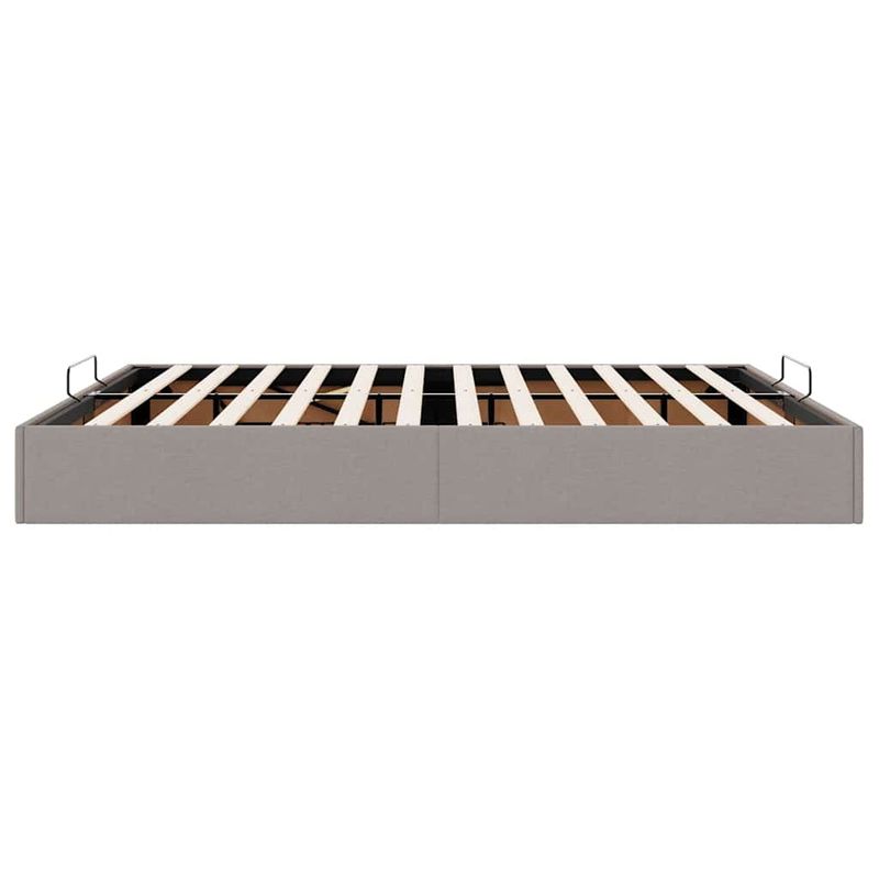 Casa si Gradina - Mobilier - Paturi si accesorii - Paturi - Cadru de pat otoman fara saltea Taupe 160x200 cm Material - Infinity.ro