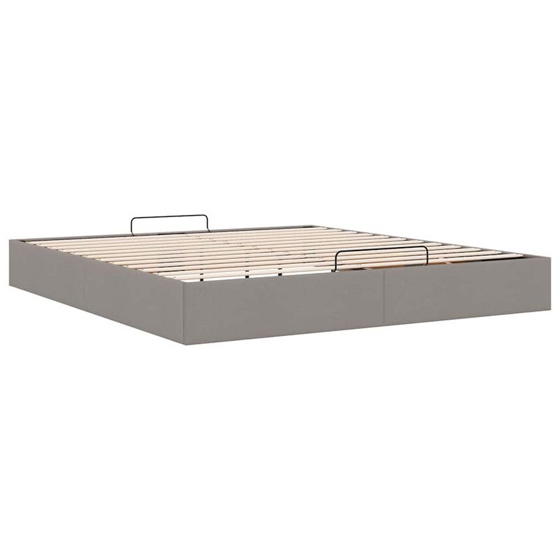 Casa si Gradina - Mobilier - Paturi si accesorii - Paturi - Cadru de pat otoman fara saltea Taupe 160x200 cm Material - Infinity.ro