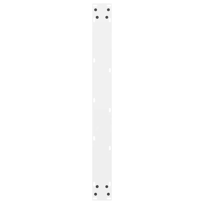 Casa si Gradina - Mobilier - Feronerie si accesorii mobila - Picioare masuta de cafea alb 2 buc 70x(72-73) cm otel - Infinity.ro