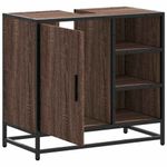Casa si Gradina - Mobilier - Mobilier baie - Comode baie - Dulap pentru chiuveta de baie stejar maro 65x33x60 cm lemn - Infinity.ro