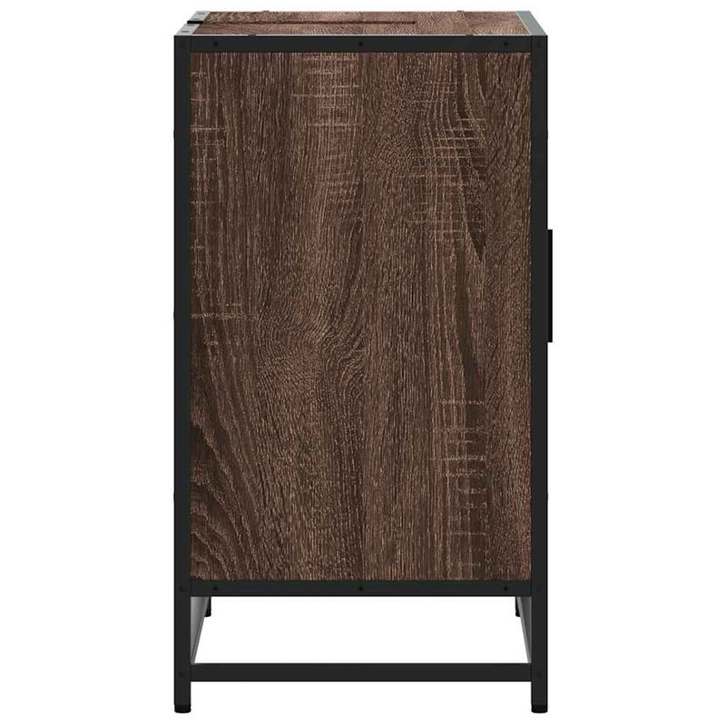 Casa si Gradina - Mobilier - Mobilier baie - Comode baie - Dulap pentru chiuveta de baie stejar maro 65x33x60 cm lemn - Infinity.ro