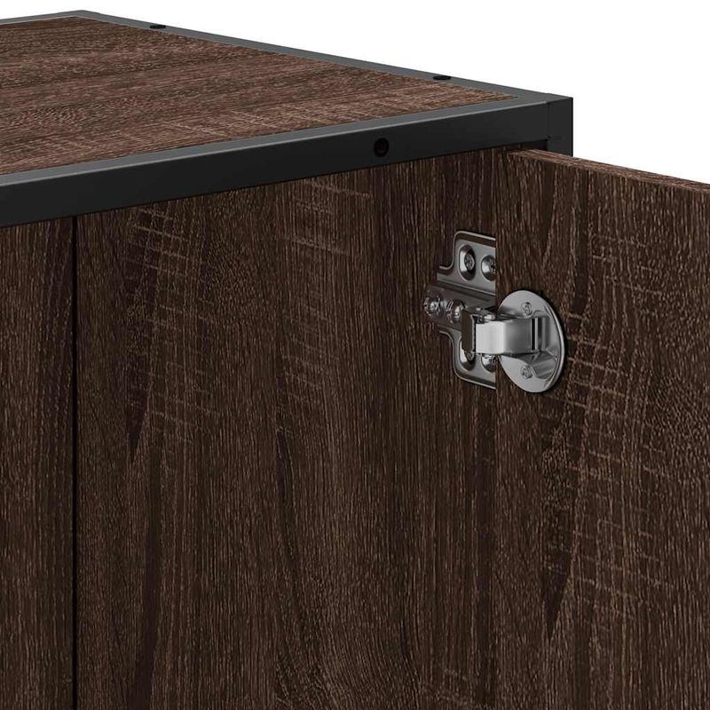Casa si Gradina - Mobilier - Mobilier baie - Comode baie - Dulap pentru chiuveta de baie stejar maro 65x33x60 cm lemn - Infinity.ro