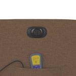 Ingrijire personala si Cosmetice - Sanatate si wellness - Articole wellness - Fotolii de masaj - Fotoliu electric de masaj rabatabil cu ridicare, maro, textil - Infinity.ro