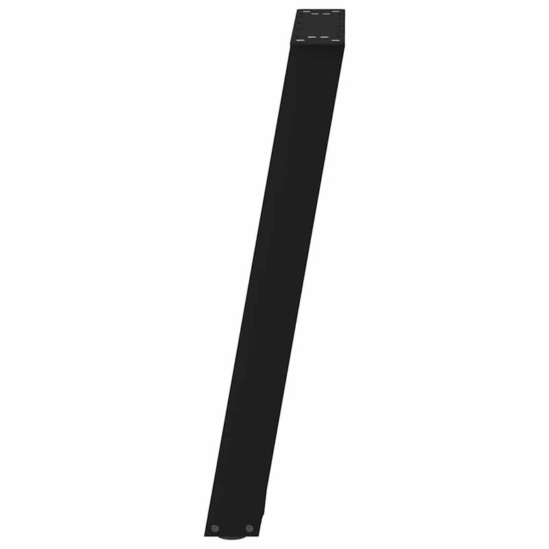Casa si Gradina - Mobilier - Feronerie si accesorii mobila - Picioare pentru masa in forma U, 2 buc Negru 50x(72-73) cm Otel - Infinity.ro