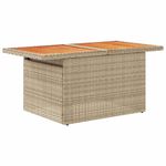 Casa si Gradina - Gradina si terasa - Mobilier exterior - Seturi mobila gradina - Set canapele gradina cu perne 6 piese bej poliratan/lemn acacia - Infinity.ro