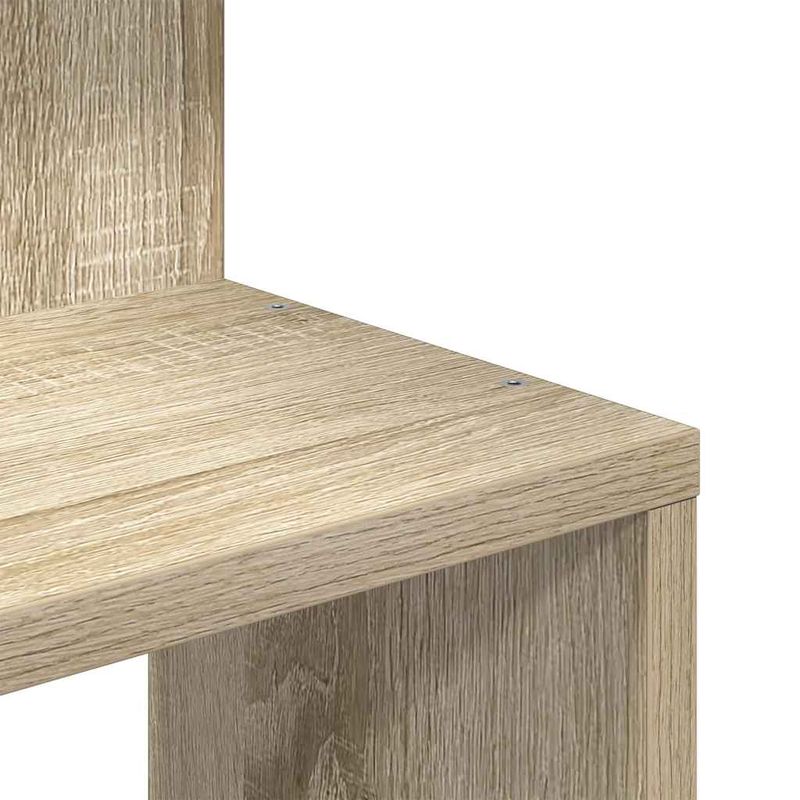 Casa si Gradina - Mobilier - Biblioteci si rafturi - Rafturi - Raft de perete pentru colt, stejar sonoma, 32x32x127,5 cm, PAL - Infinity.ro