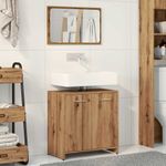 Casa si Gradina - Mobilier - Mobilier baie - Comode baie - Dulap de baie cu oglinda Artisan Stejar lemn prelucrat - Infinity.ro