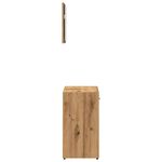 Casa si Gradina - Mobilier - Mobilier baie - Comode baie - Dulap de baie cu oglinda Artisan Stejar lemn prelucrat - Infinity.ro