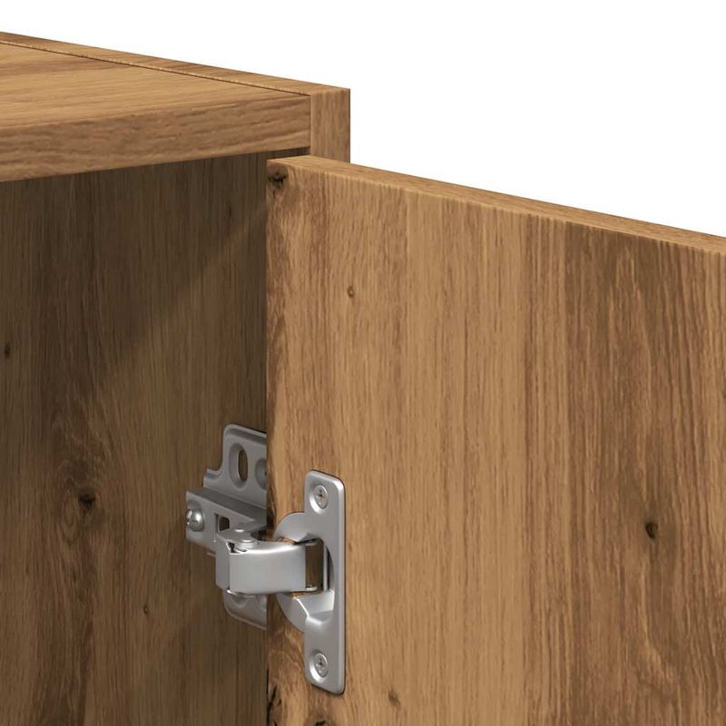 Casa si Gradina - Mobilier - Mobilier baie - Comode baie - Dulap de baie cu oglinda Artisan Stejar lemn prelucrat - Infinity.ro