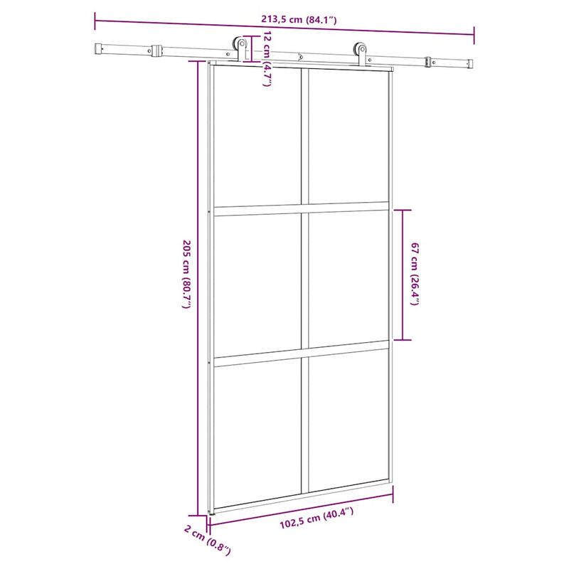 Casa si Gradina - Constructii - Usi interior, exterior si garaj - Usi interior - Usa glisanta cu set de feronerie sticla temperata si aluminiu - Infinity.ro