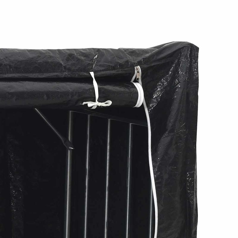 Casa si Gradina - Termice - Sobe, Seminee si accesorii - Accesorii seminee si sobe - Suport pentru lemne de foc cu capac de ploaie Otel galvanizat - Infinity.ro
