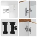 Casa si Gradina - Mobilier - Comode si corpuri - Corpuri bucatarie - Set de dulapuri de bucatarie 8 piese „Kalmar” Lemn vechi lemn - Infinity.ro
