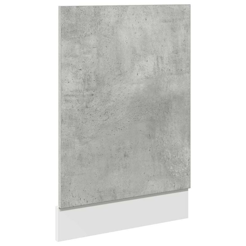 Casa si Gradina - Mobilier - Seturi de mobilier - Seturi baie - Set mobilier de baie, 7 piese, gri beton, lemn compozit - Infinity.ro