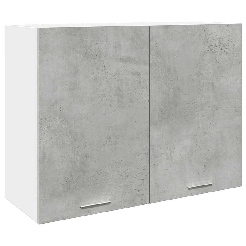 Casa si Gradina - Mobilier - Seturi de mobilier - Seturi baie - Set mobilier de baie, 7 piese, gri beton, lemn compozit - Infinity.ro