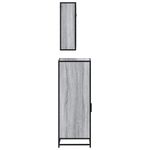 Casa si Gradina - Mobilier - Seturi de mobilier - Seturi baie - Set mobilier de baie, 3 piese, gri sonoma, lemn prelucrat - Infinity.ro