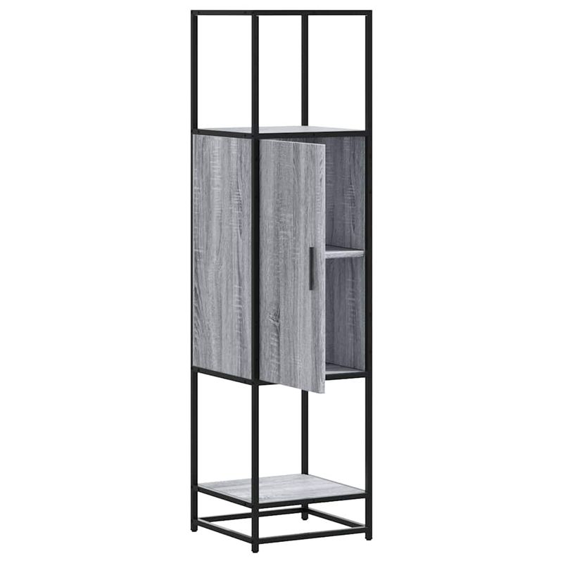 Casa si Gradina - Mobilier - Comode si corpuri - Comode - Dulap nalt gri Sonoma 35,5x35x139 cm lemn prelucrat - Infinity.ro