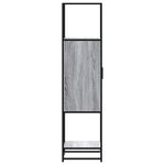 Casa si Gradina - Mobilier - Comode si corpuri - Comode - Dulap nalt gri Sonoma 35,5x35x139 cm lemn prelucrat - Infinity.ro